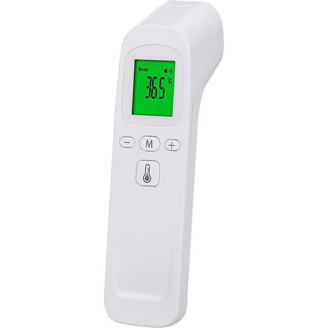 Thermomètre frontal infrarouge sans contact numérique portable avec mesure de température objet haute précision