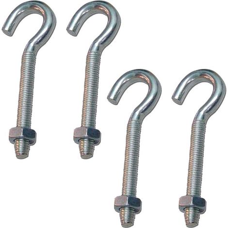 Piton à œil Ouvert M3x30 Zingué Fixation Polyvalente Avec écrou -