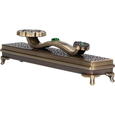Ruyi-Räucherstäbchenhalter aus Metall, antiker Räuchergefäß für Zuhause, Büro oder Yoga, aus Bronze. (1/5)