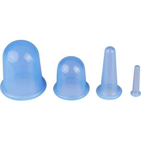 Schröpfen – Vakuum-Schröpfgläser für Massage/Cellulite-Behandlung, 4er-Pack