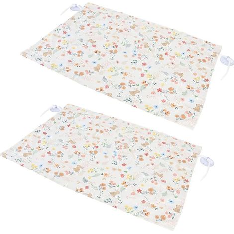 2PCSCar Rideau Pare-Soleil pour Fenêtre Latérale - Rideaux de Voiture Mignons avec Ventouses - PerfectSun & PrivacyKids and Family (1) (1/5)