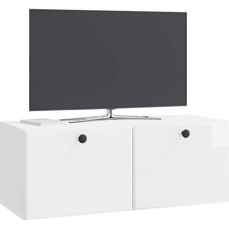 Maison Exclusive - Mobile Porta TV da Muro 78,5 x 31 x 30 cm Bianco Lucido