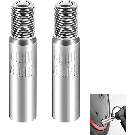 Tyre Valve Extension 39 mm, Car Valve Extension Compatible with AV Schrader Tyre Valve Adapter with Sealing Ring Pressure Inflating Extension (1/5)