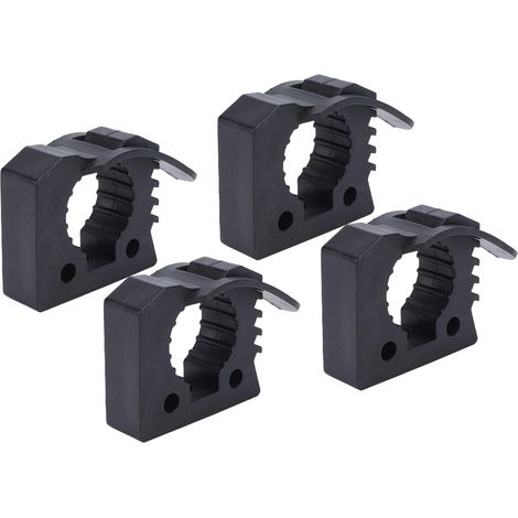 Pince Porte-outil Universelle à Dégagement Rapide, Pelle en Aluminium Robuste pour les Aventures Tout-terrain, 4 Ensembles (Noir 4 pièces) (1/5)
