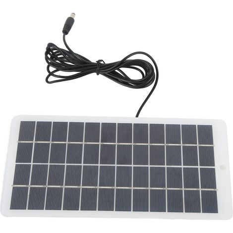 Panneau Solaire 5W 12V pour Éclairage Extérieur et Signalisation Routière