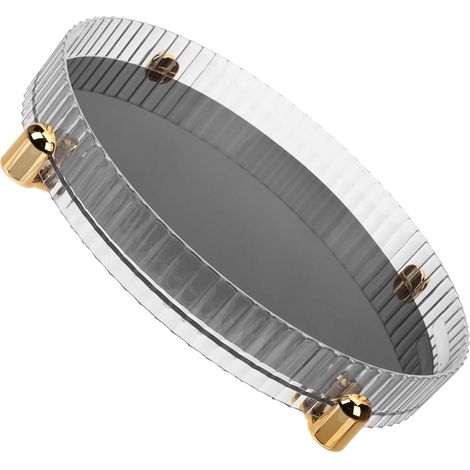 Large Capacity Rotating Organizer with Non Slip Base for
