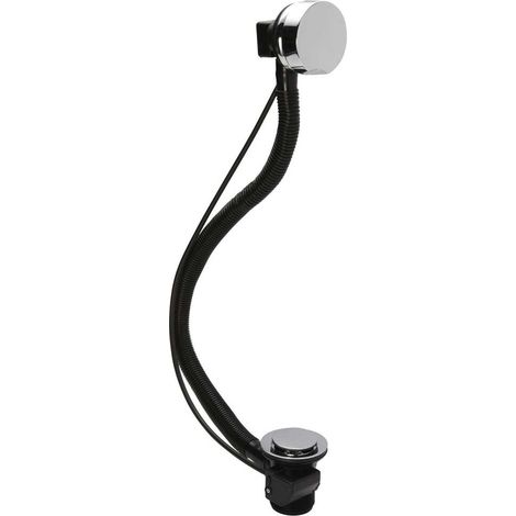 Nuie Economy Bath Pop Up Waste with Minimalist Overflow - Chrome