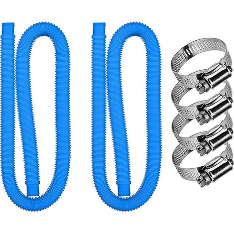 Tuyau de remplacement pour piscine et pompe à filtre à pince, Compatible avec 300GPH 330GPH.