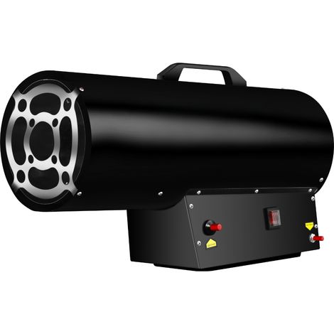 Generatore aria calda a gas con potenza max 240V protezione termica e portata aria - 35x20.5x31 cm - 15Kw