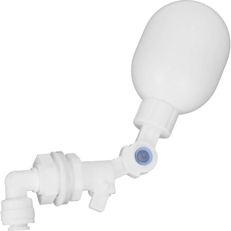 vanne à flotteur 3/8 ", mini vanne à flotteur réglable en plastique, micro Valve flottante de réservoir d'eau pour au système d'osmose inverse (1/5)