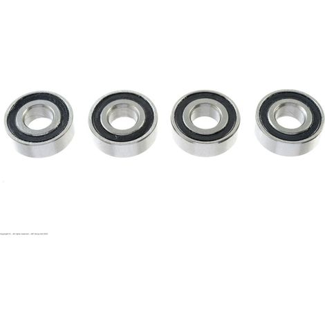 Revtec - Ball Bearing - Chrome Steel - ABEC 3 - Rubber Shielded - 5X12X4 - MR125-2RS - 4 pcs