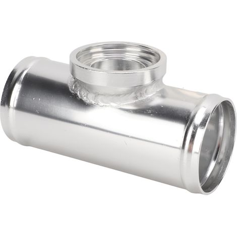 2,5-Zoll-Auslassflansch aus silberfarbener Aluminiumlegierung, korrosionsbeständig, universell, kompatibel mit HKS SSQV SQV, Ersatzteil (1/5)
