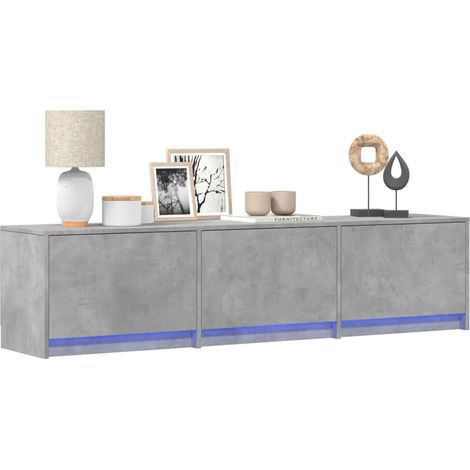 Maison Exclusive - Mobile TV Calcestruzzo 165 x 34 x 40 cm Legno multistrato