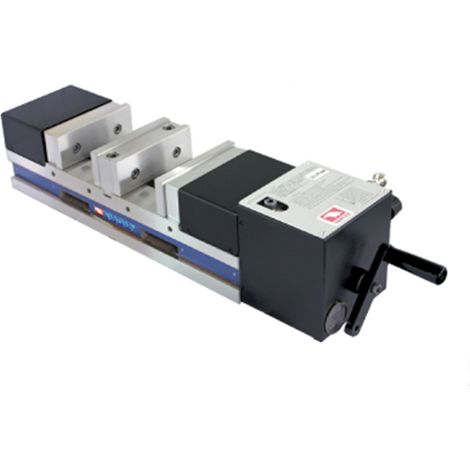 Étau de fraisage pneumatique double serrage largeur des mors 160 mm ouverture 100 mm hauteur des mors 58 mm Vertex VMC-6PD (1/3)