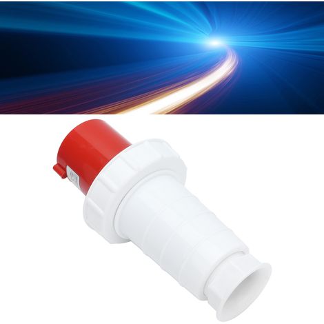Einbaustecker und -buchse für industrielle Luftfahrt, dreiphasig, wasserdicht und regendicht, industrielles Kabelkupplungsset, 380 V–415 V 63 A 3P+E 4-polig IP67 (1/5)