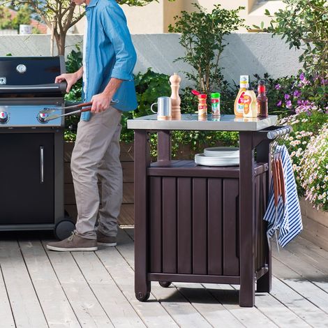 Keter Couchtisch aus Kunstharz BBQ UNITY