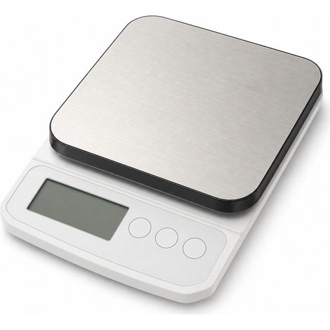 Rechargeable Kitchen Scale Stainless Steel Platform 10 kg 1 g (1/5)
