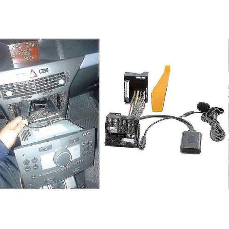 Compatible avec l'adaptateur pour autoradio Opel CD30 MP3 Bluetooth 5.0, câble audio AUX, microphone et kit mains libres. (1/4)