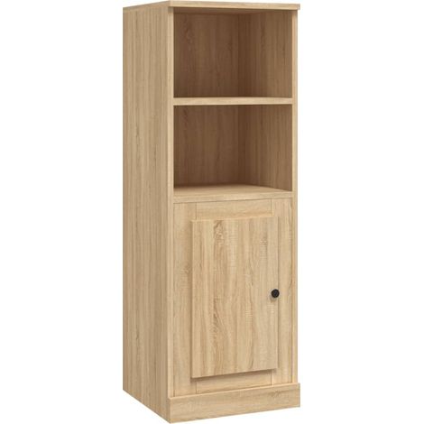 Credenza buffet cassettiera mobile contenitore organizer cucina soggiorno soggiorno alto sonoma 36 x 35,5 x 103,5 cm derivati del legno marrone 020034054