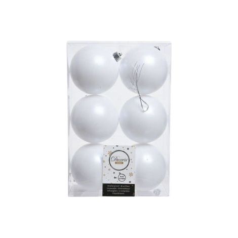 BOLA BLANCA 6 UNIDADES