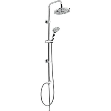 Novaservis Sets de douche - Colonne de douche, douche de tête et douche à main avec support et flexible, hauteur 106 cm, chrome SET031,0 (1/4)