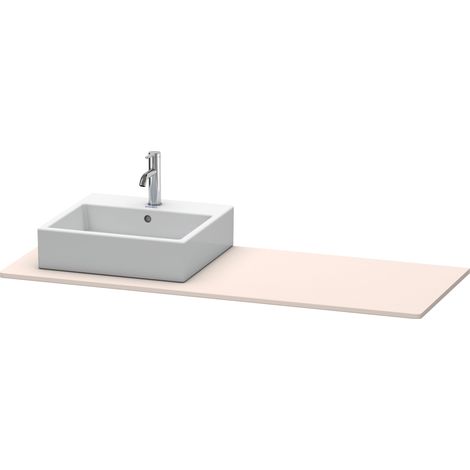 Console Duravit XSquare, 1 découpe à gauche, 1400x16x550mm,