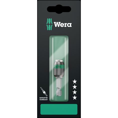 Wera Bit-Halter Adapter 889/4/1 K SB Rapidaptor Universalhalter Bit-Set