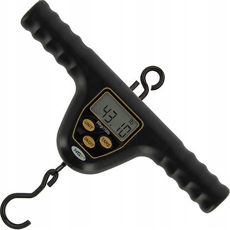 Balanza electrónica de pesca NGT XPR de 50 kg con caña (1/5)