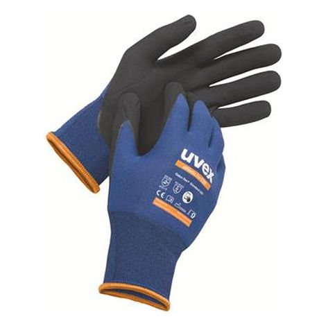 Gants de manutention Uvex Athletic Lite ESD taille 7, Bleu ( Prix pour 1 paire )