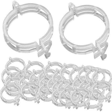 Tomatenstützclips, Gartenclips, leichte Pflanzenstützclips für Kletterpflanzen, Clips für Gurken, Weinreben, Tomaten und Auberginen – 300 Stück (1/5)
