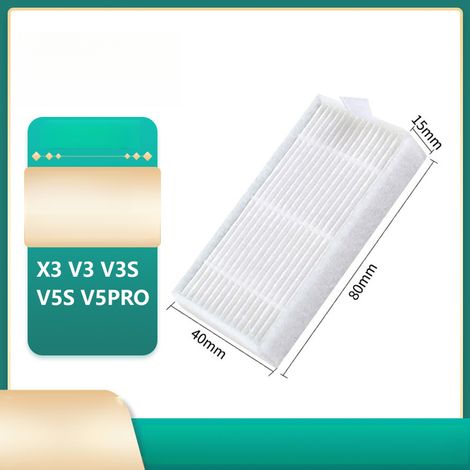 Suitable for iLife robot vacuum cleaner accessories, including HEPA filters for X3, V3, V3s, V5s, and V5pro robot vacuum cleaners, 10-pack. (1/5)