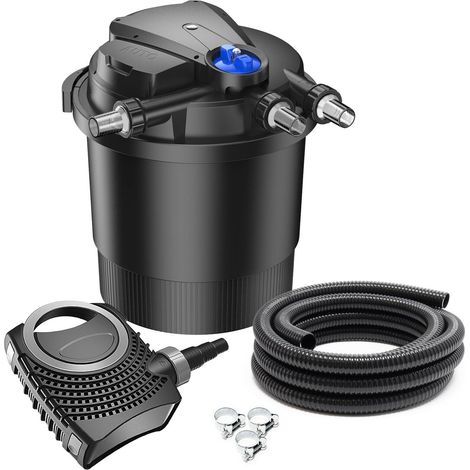 Kit de filtration set 40000 litres 36 watts UVC pompe 6000 l/h tuyau 5 m (1/5)