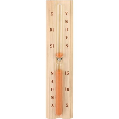 Sablier en pin pour sauna, précis et résistant à la chaleur, idéal pour les bains spa.