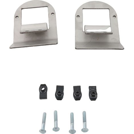 Support de Lumière Pastèque, Pince en Acier Inoxydable sur Camion sous Cadre Lumineux avec Conception Inclinée pour Remorque RV SUV, Support de Lumière Universel (1/2)