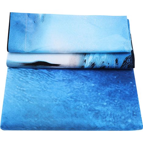 Housse De Couette - Polyester - Taille Twin - Avec 2 Taies D'oreiller - Bleu - Lot De 3 Pièces (1/5)