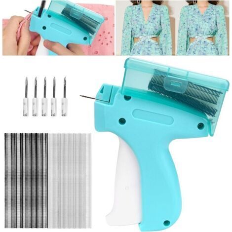 Quick Clothing Fixer, Quick Clothing Fixer, Micro Stitch Gun, Mini Sewing Machine with 5 Needles, 1000 Micro Fasteners, Hemming Gun for Clothing (1/5)