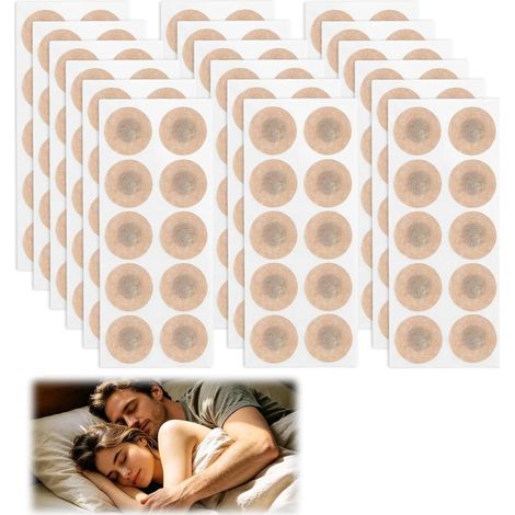 180 magnetische Nasenstreifen gegen Schnarchen, starkes Nasenpflaster, besseres nächtliches Atmen, bequem (1/3)