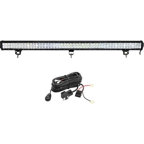 Barra de luz LED de trabajo, iluminación versátil, construcción duradera, 44 pulgadas, 288 W con cable. (1/2)
