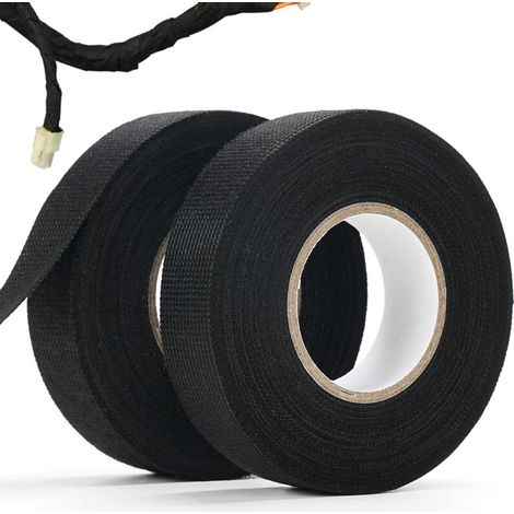 Heat Resistant Cable Tape, Electrical Tapes Insulation Tape, Adhesive Tape for Automotive Wiring Harness Tape(2pcs)