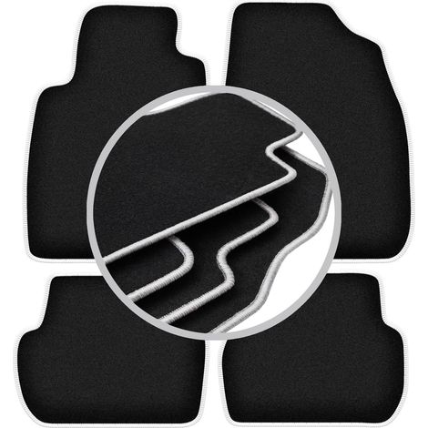 Tapis de sol Carlux argentés pour : Toyota Starlet P9 hatchback (1996-1999) (1/5)