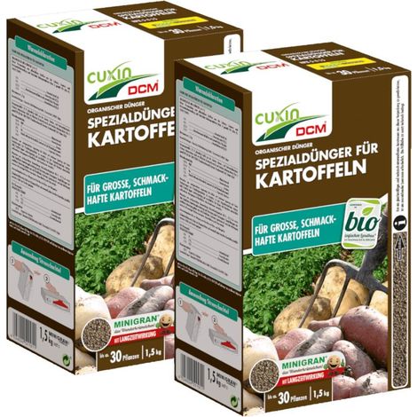 Engrais pour pommes de terre Cuxin 3 kg - Engrais pour pommes de terre et légumes - Bio, écologique, jardinage, organique