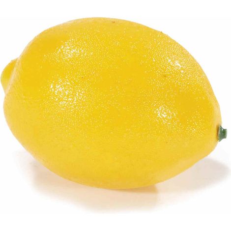 Limoni artificiali decorativi gialli, ideali per allestire vetrine ed eventi, set da 12 pezzi, Ø 6,5 cm x 9,5 H