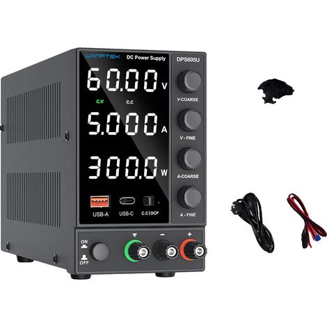 Fuente de alimentación, voltaje ajustable, pantalla digital, DPS605U 60V5A (1/2)