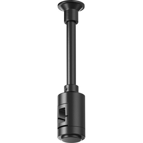Support mural simple 15 cm noir en alu Maytoni Flarity