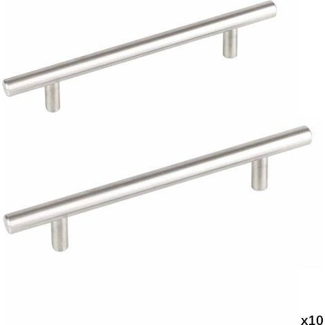 Ensemble complet de 10 poignées de meubles de cuisine, entraxe 160 mm, poignées de meubles de cuisine en acier inoxydable, poignées d'armoire, poignées de porte de cuisine, poignées de meubles de cuis