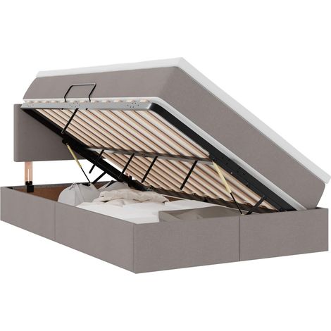 Maison Exclusive - Letto con contenitore e materasso Talpa 120 x 200 cm