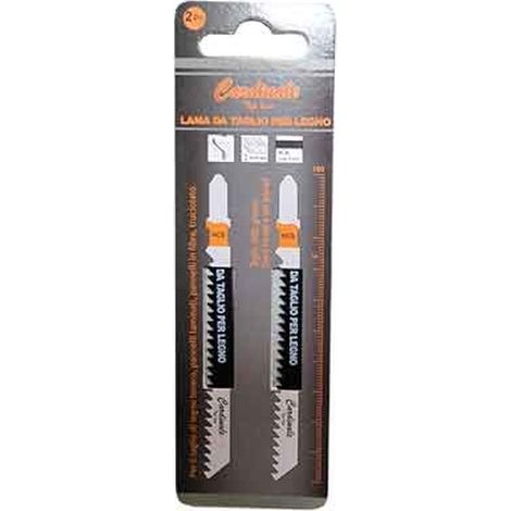LAMA PER LEGNO DI RICAMBIO PER SEGHETTO ALTERNATIVO CARDINALE 100 mm - Confezione 2 pezzi