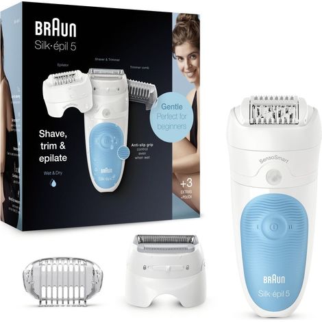Depiladora Depiladora luz pulsada IPL Mojado y seco 28 pinzas BRA