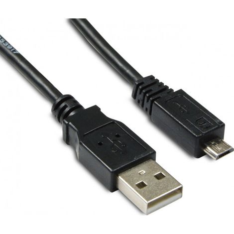 Câble micro USB /USB-A 2.0 - 1,8 m - noir