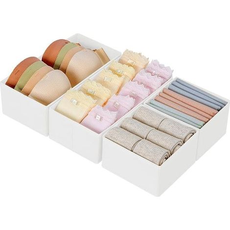 Storage Drawer Organizer Drawer Dividers Storage Organiser Box White